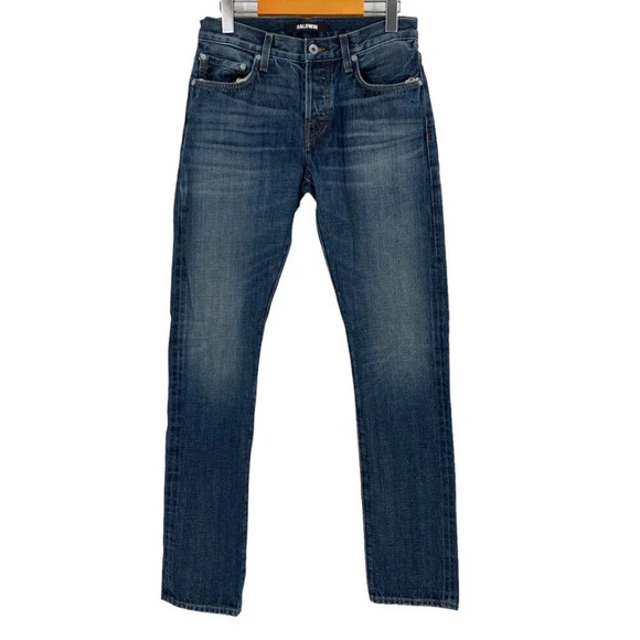 Baldwin Jeans Mens 29x33 Blue The Henley Slim Leg SELVEDGE Made in Japan/USA - Picture 1 of 8